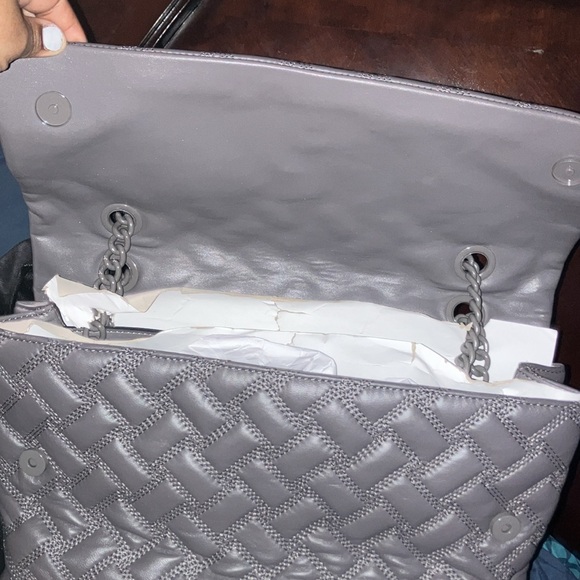 New Kurt Geiger bag xxl grey with grey hardware - Picture 5 of 6